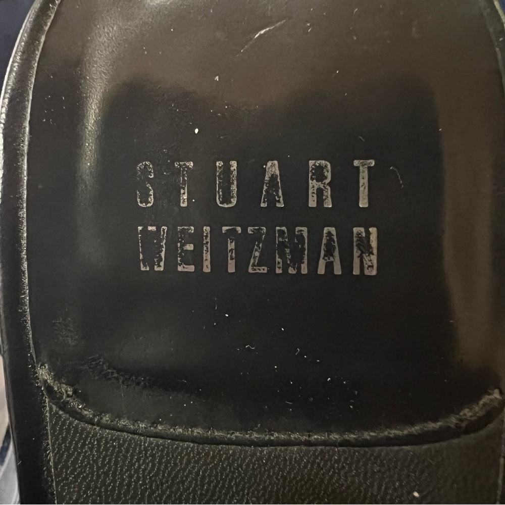 Stuart Weitzman Transition Black Elastic Kitten H… - image 8